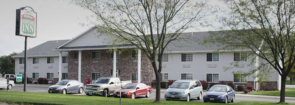 Front of Heritage Inn